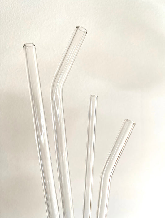 Bent Glass Straws