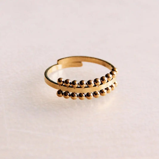 Adjustable Dotted Edge Ring